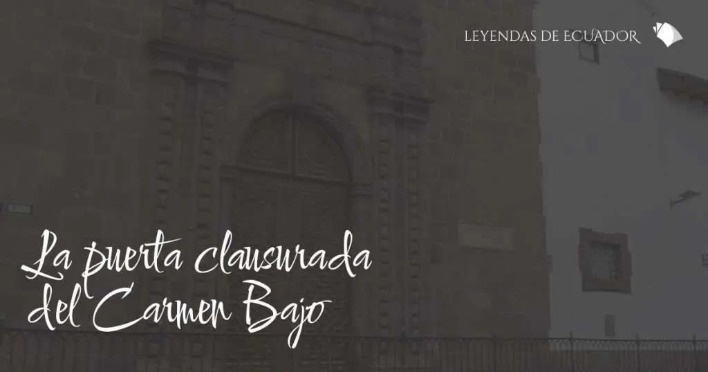 La puerta clausurada del Carmen Bajo